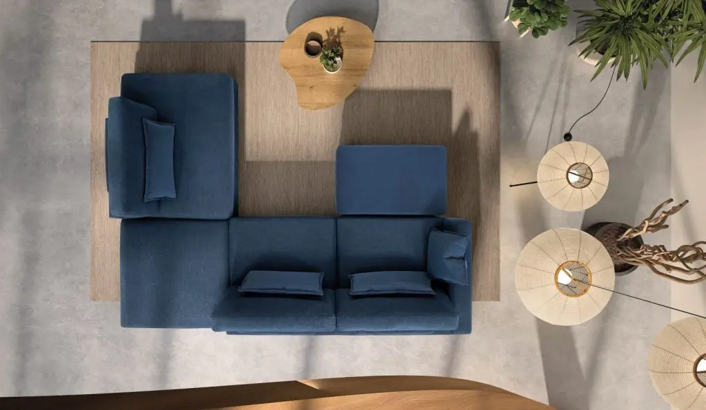 sofa-modelo-arizona-para-oficina sofá oficina grande color azul