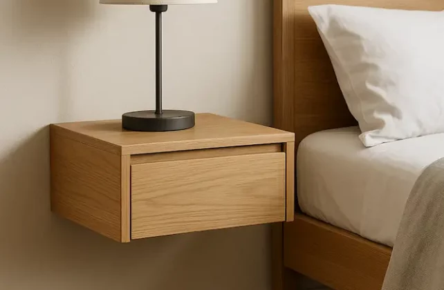 mesita de noche flotante