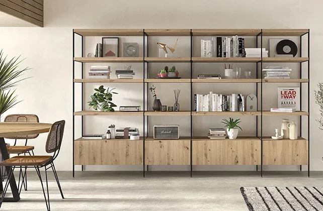 libreria madera