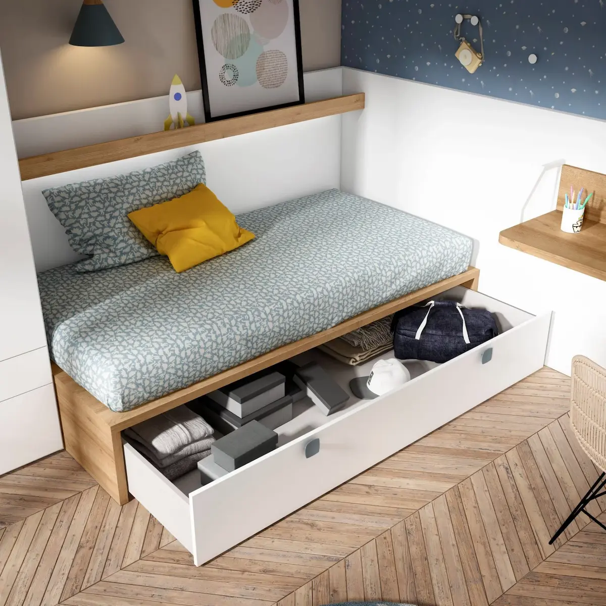 cama juvenil con cajon debajo cama juvenil con cajon debajo