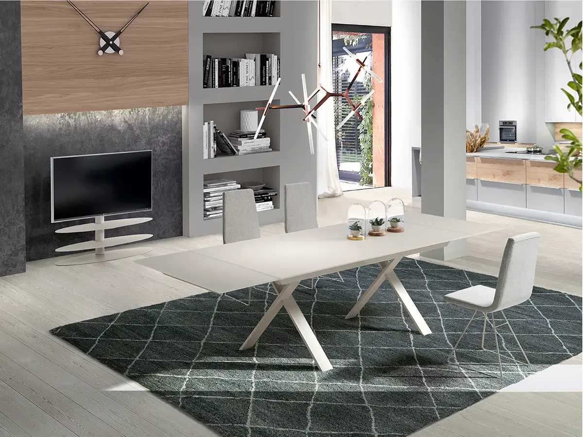 mesa de comedor extensible de cristal mesa de comedor extensible de cristal